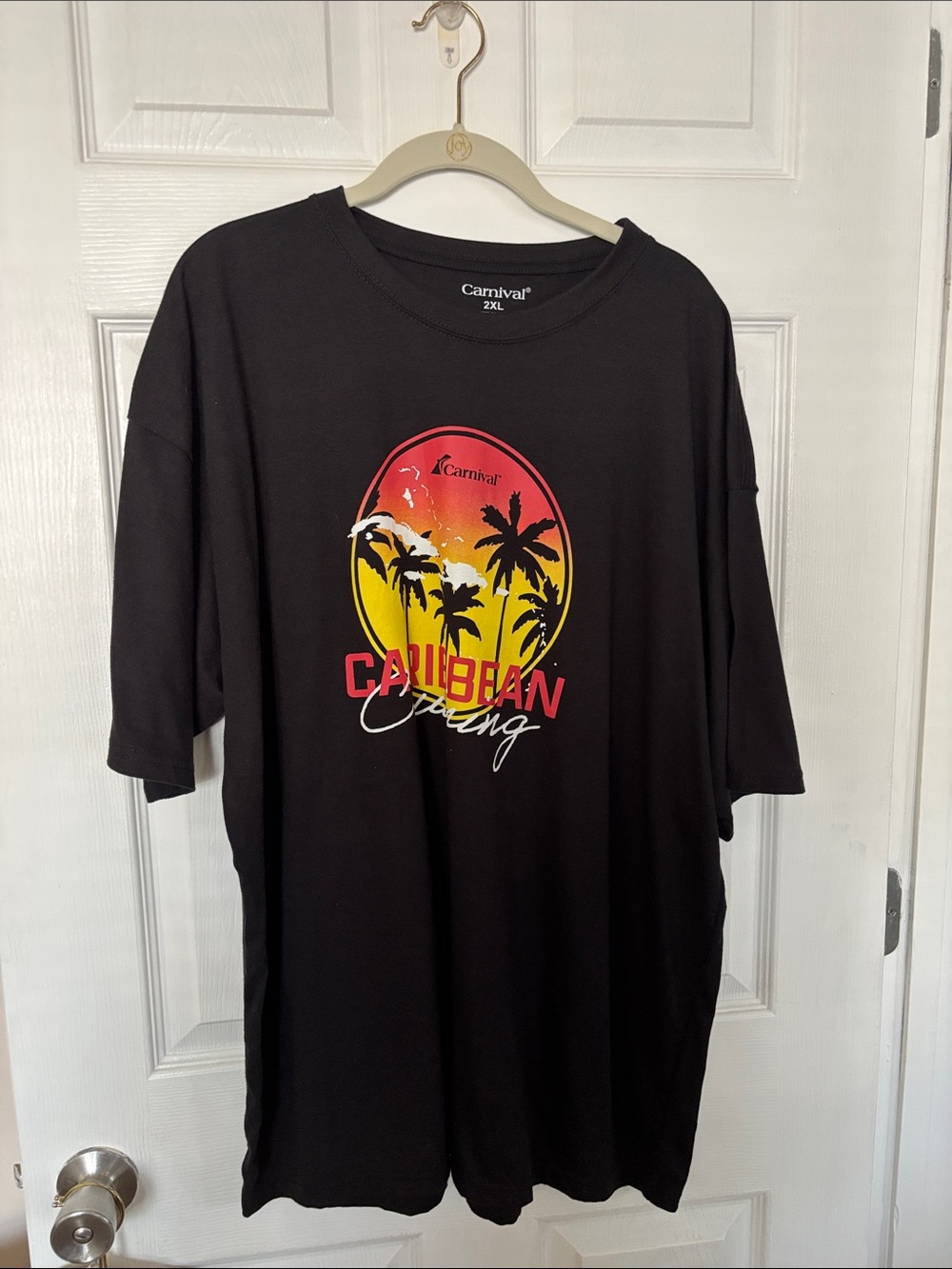 Men's Black Caribbean Graphic T-Shirt